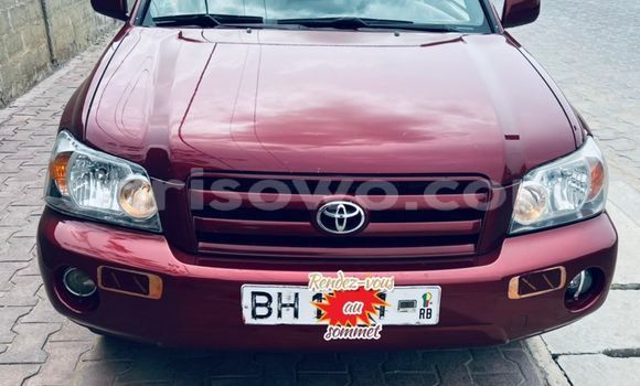 Buy Used Toyota Highlander Red Car in Abomey Calavi in Benign