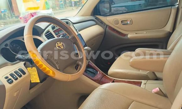 Sayi Na hannu Toyota Highlander Blue Mota in Cotonou a Benin Sayi Na hannu Toyota Highlander Blue Mota in Cotonou a Benin