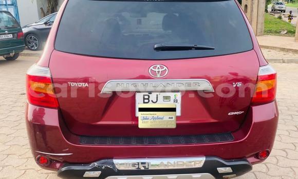 Buy Used Toyota Highlander Red Car in Abomey Calavi in Benign Buy Used Toyota Highlander Red Car in Abomey Calavi in Benign