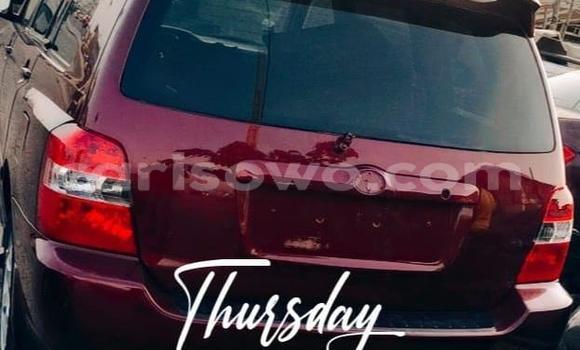 Sayi Na hannu Toyota Highlander Red Mota in Cotonou a Benin Sayi Na hannu Toyota Highlander Red Mota in Cotonou a Benin