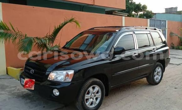Sayi Na hannu Toyota Highlander Black Mota in Cotonou a Benin Sayi Na hannu Toyota Highlander Black Mota in Cotonou a Benin