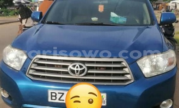 Ra Àlòkù Toyota Highlander Blue Ọkọ̀ in Abomey Calavi ni Benin Ra Àlòkù Toyota Highlander Blue Ọkọ̀ in Abomey Calavi ni Benin